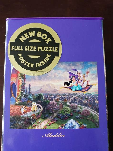Thomas Kinkade Disney Aladdin Puzzle 750 Piece New In Box 2107783187