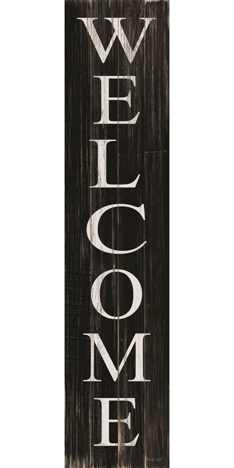 Welcome Sign Rustic Black Beechdale Frames