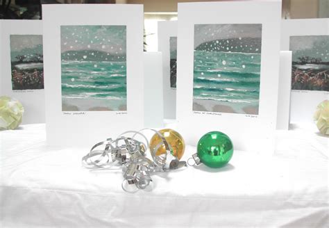 What better than giving the ones you love a hand painted card to make them feel special. Hand painted Christmas cards