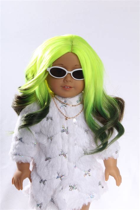 Billie Eilish Inspired Replacement Wig For American Girl Dolls Etsy