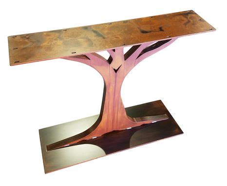 Maybe you would like to learn more about one of these? Hand Crafted Metal Console Table Base (Oak Tree) by Urban ...