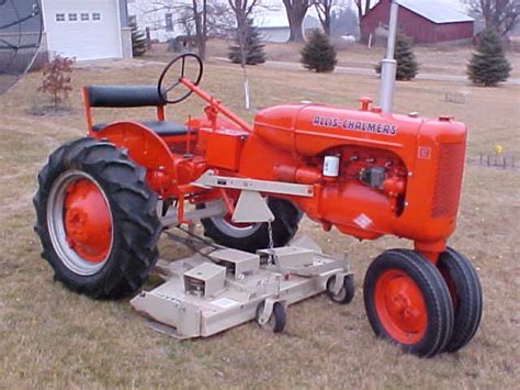 Allis Chalmers C With Woods Mower Vintage Tractors Chalmers Lawn