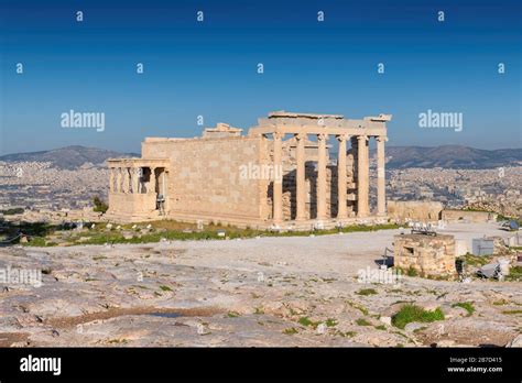 Parthenon Temple Acropolis Of Athens Greece Stock Photo Alamy