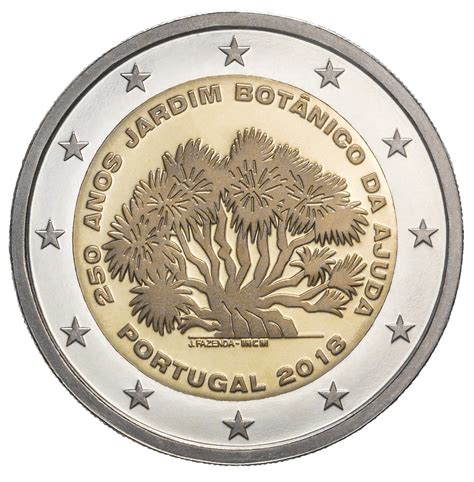 Portugal 2 Euro 2018 Botanische Tuin Bijzondere 2 Euromunten