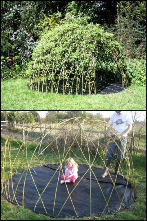 How To Build A Living Playhouse That Helps Kids To Understand Nature