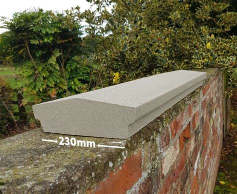 Fluted Wall Coping 1000mm X 230mm Uk Cast Stone Online