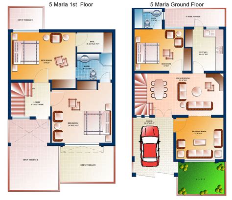 New Ideas 5 Marla House Design In Pakistan 25 45