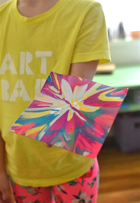 Spin Art For Your Walls Spin Art Art Activities For Kids Kids Art
