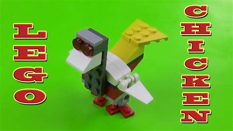 Lego Chicken How To Make A Chicken Youtube