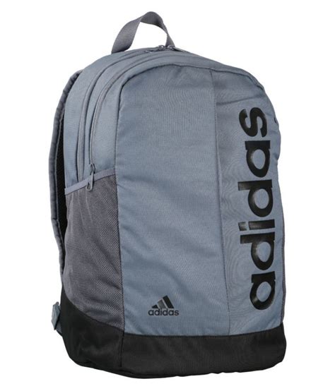 Adidas Grey Canvas College Bags Backpacks 22 Ltrs Buy Adidas Grey