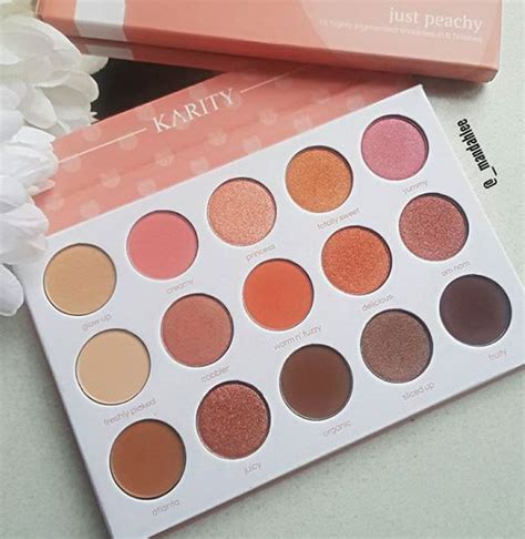We Just Adore This Just Peachy Eyeshadow Palette From Karity So Many