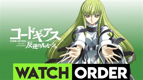 How To Watch Code Geass Watch Order Complete Guide Youtube