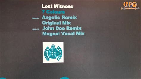 Lost Witness 7 Colours Angelic Remix Youtube