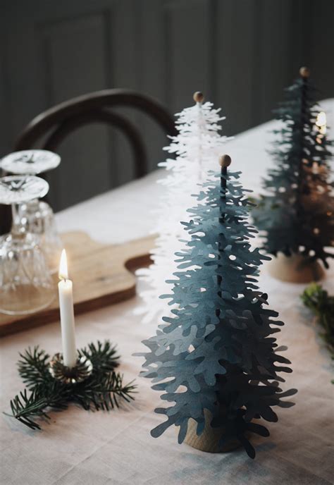 3d Paper Christmas Decorations From Fabulous Goose These