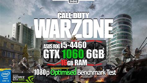 Call Of Duty Warzone Asus Rog Gtx 1060 6gb I5 4460 16gb Ram