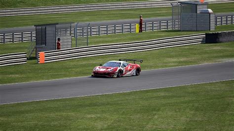 Assetto Corsa Competizione Ferrari At Snetterton Circuit Youtube