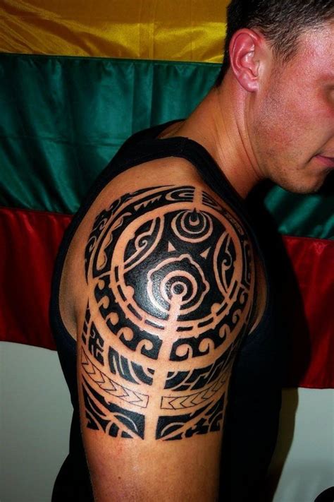 Inspire modèles de tatouages polynésiens traditionnels Club Tatouage Tribal shoulder