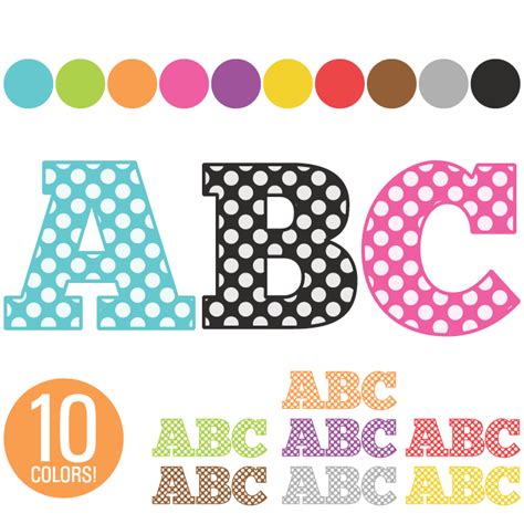 Free Printable Individual Alphabet Letters 10 Single Letter