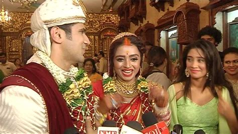 Yrkkh Actress Parul Chauhans Wedding Ceremony With Naira Complete