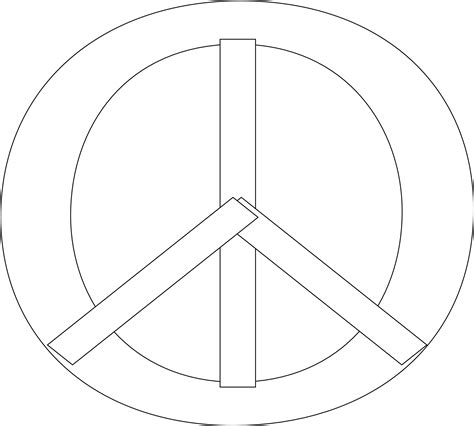 Free Peace Sign Black And White Download Free Peace Sign Black And White Png Images Free