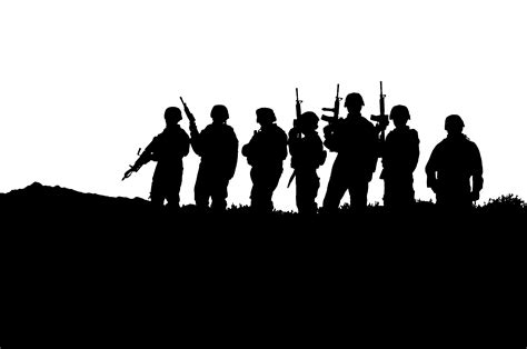 Army Silhouette Png 20 Free Cliparts Download Images On Clipground 2023