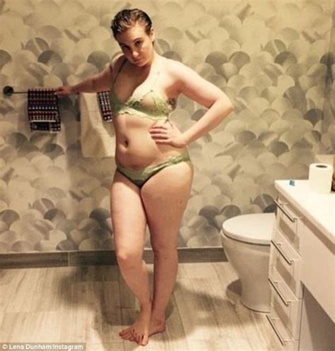 Lena Dunham Shows Off Her Weight Loss In Lingerie For Instagram Snap