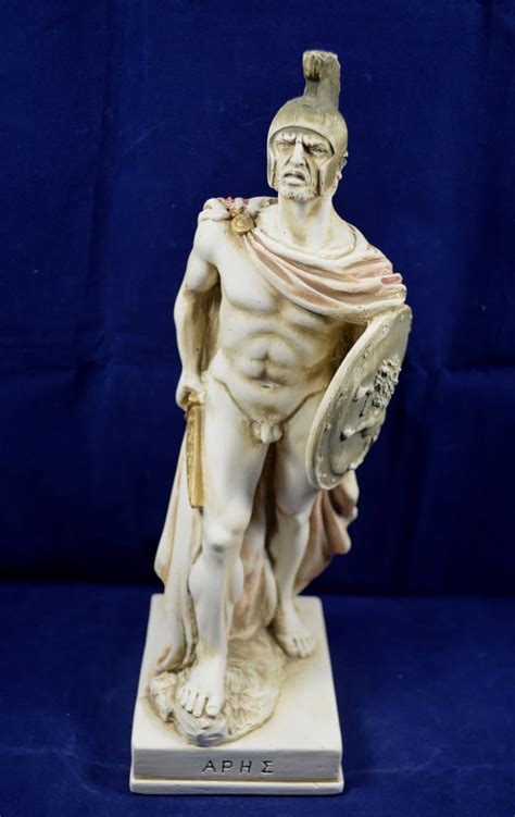Ares Sculpture Ancient Greek God Of War Statue Etsy