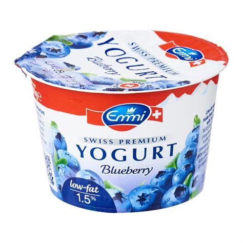 Emmi Swiss Premium Low Fat Yogurt - Blueberry 100g - Green Mart SG