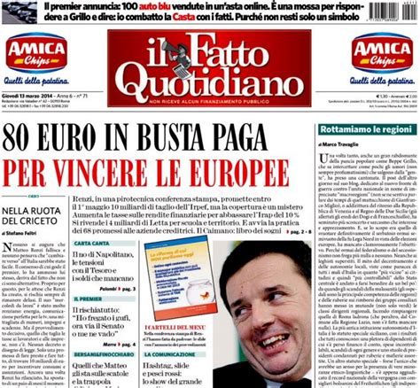 Matteo Renzi E Gli 80 Euro In Busta Paga A Maggio Giornalettismo