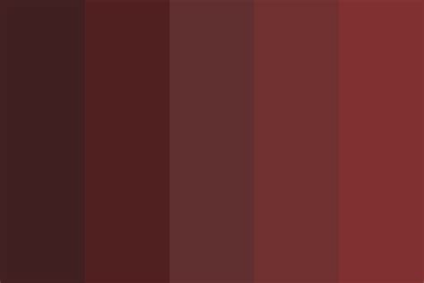 Dark Autumn Rust Color Palette