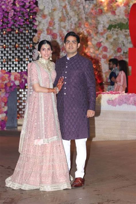 Akash Ambani And Shloka Mehta Engagement Bash See The Couple Here