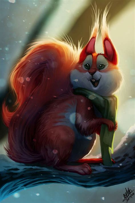 Pin By Eli On Image Red Squirrel Squirrel Digital Artist