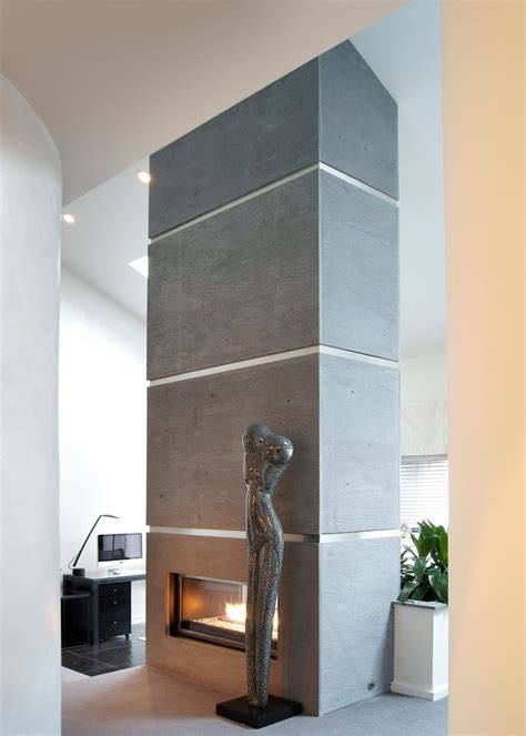 Sleek Fireplace In Modern Home Hgtv