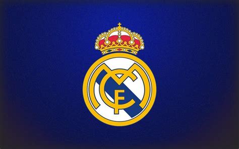 Download Wallpapers Real Madrid Logo Blue Background For
