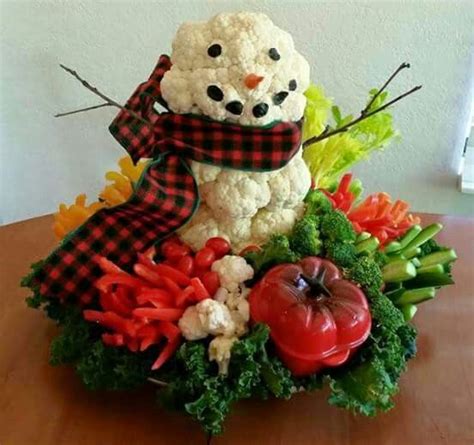The shops are very busy at christmas. Bonhomme de neige légumes | Christmas veggie tray, Christmas vegetables, Christmas fruit