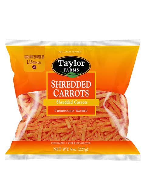 Shredded Carrots Taylor Farms