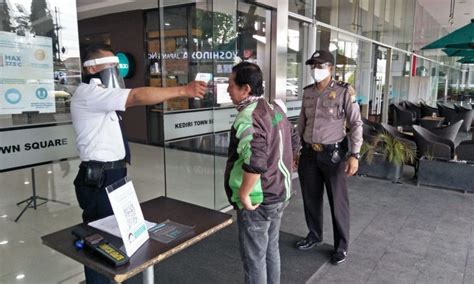 Satpam Kediri Mall Diingatkan Tegur Pengunjung Tak Pakai Masker