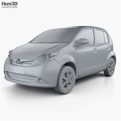 Daihatsu Sirion 2016 3D 모델 차량 on 3DModels