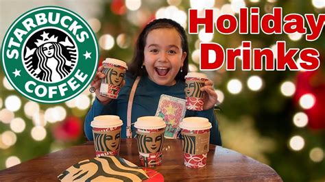 Starbucks NEW HOLIDAY DRINKS TREATS Holidaydrinks YouTube