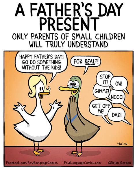 Fathers Day Present Fowl Language Comics