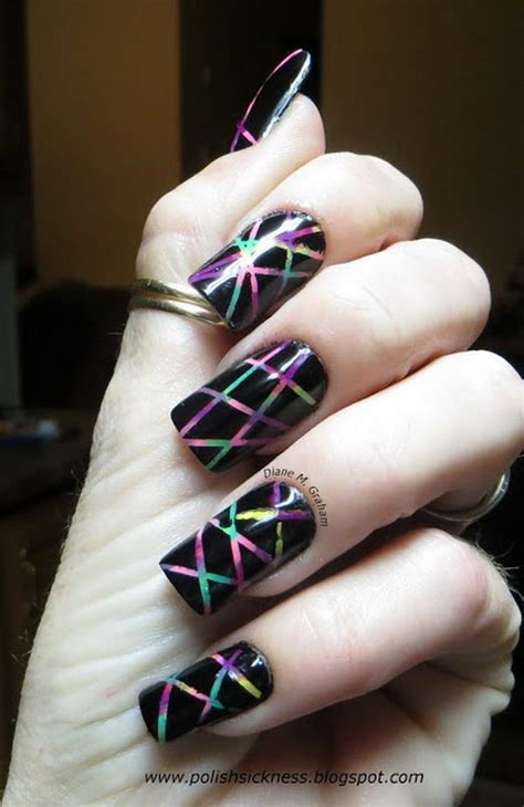 See more ideas about nails, pretty nails, nail designs. Cool Stripe Nail Designs - Hative
