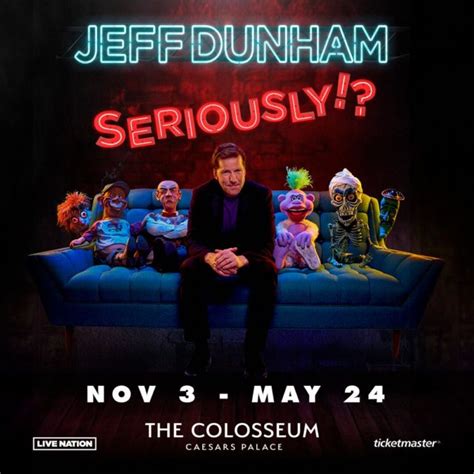 Comedy Icon Jeff Dunham To Bring His New International Tour To The