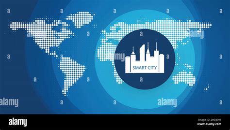 Smart City Cloud Computing Design Concept Digital Network
