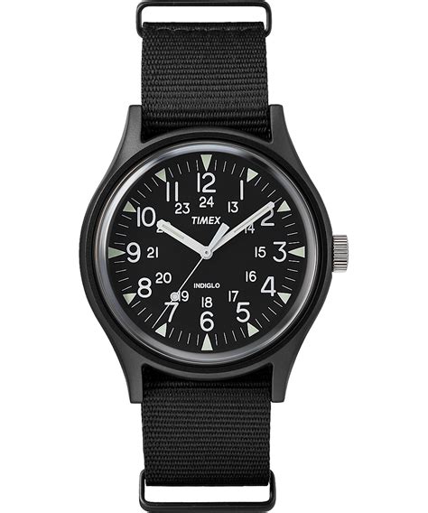 Mk1 Aluminum 40mm Nylon Strap Watch Timex