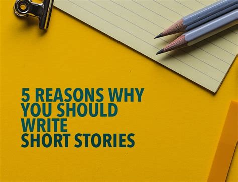 5 Reasons Why You Should Write Short Stories Laptrinhx News
