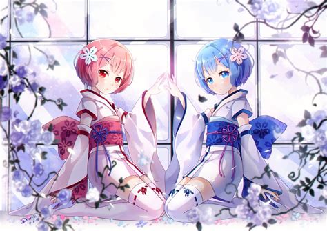 Anime Girl Identical Twins