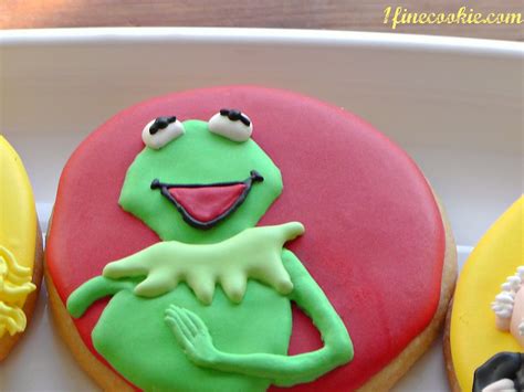 Kermit The Frog Muppet Cookie By 1 Fine Cookie Jasmin Fine Flickr