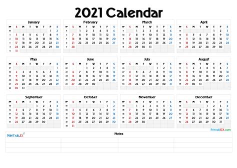 Add your notes, official holidays before you print. Whole Year Calendar 2021 | Printable Calendars 2021