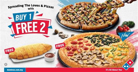 Today's domino's malaysia top offers: 25 Feb 2020 Onward: Domino's Pizza Buy 1 Free 2 Promotion ...