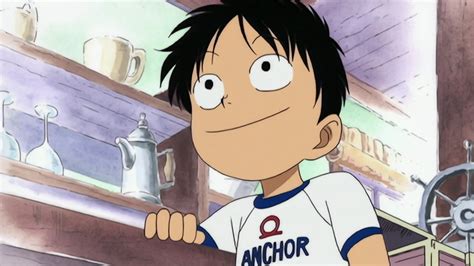 Image Luffy As A Child In The Animepng The One Piece Wiki Manga